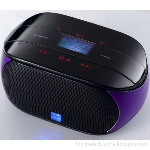 Wireless Mini Bluetooth Speaker Support LCD/Smart Touch/FM/TF/Line in/Udisk/USB Charging/Phone (HF-Q8)